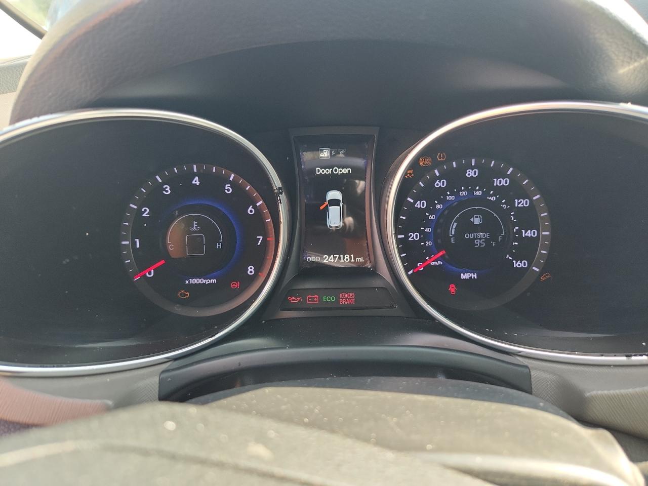 2013 Hyundai Santa Fe Sport VIN: 5XYZU3LB7DG099734 Lot: 62945805