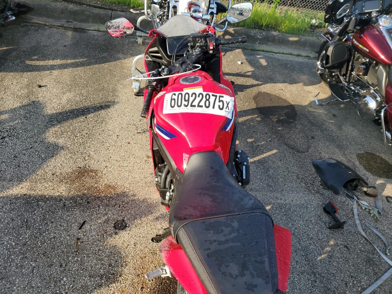 2025 Honda Cbr650 R VIN: MLHRH1551S5100170 Lot: 60922875