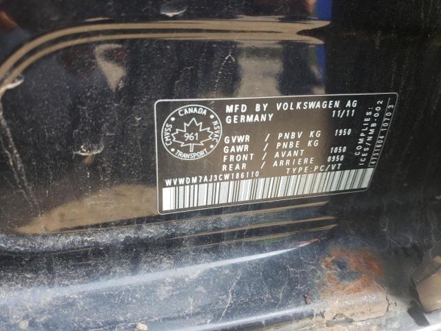 2012 VOLKSWAGEN GOLF   