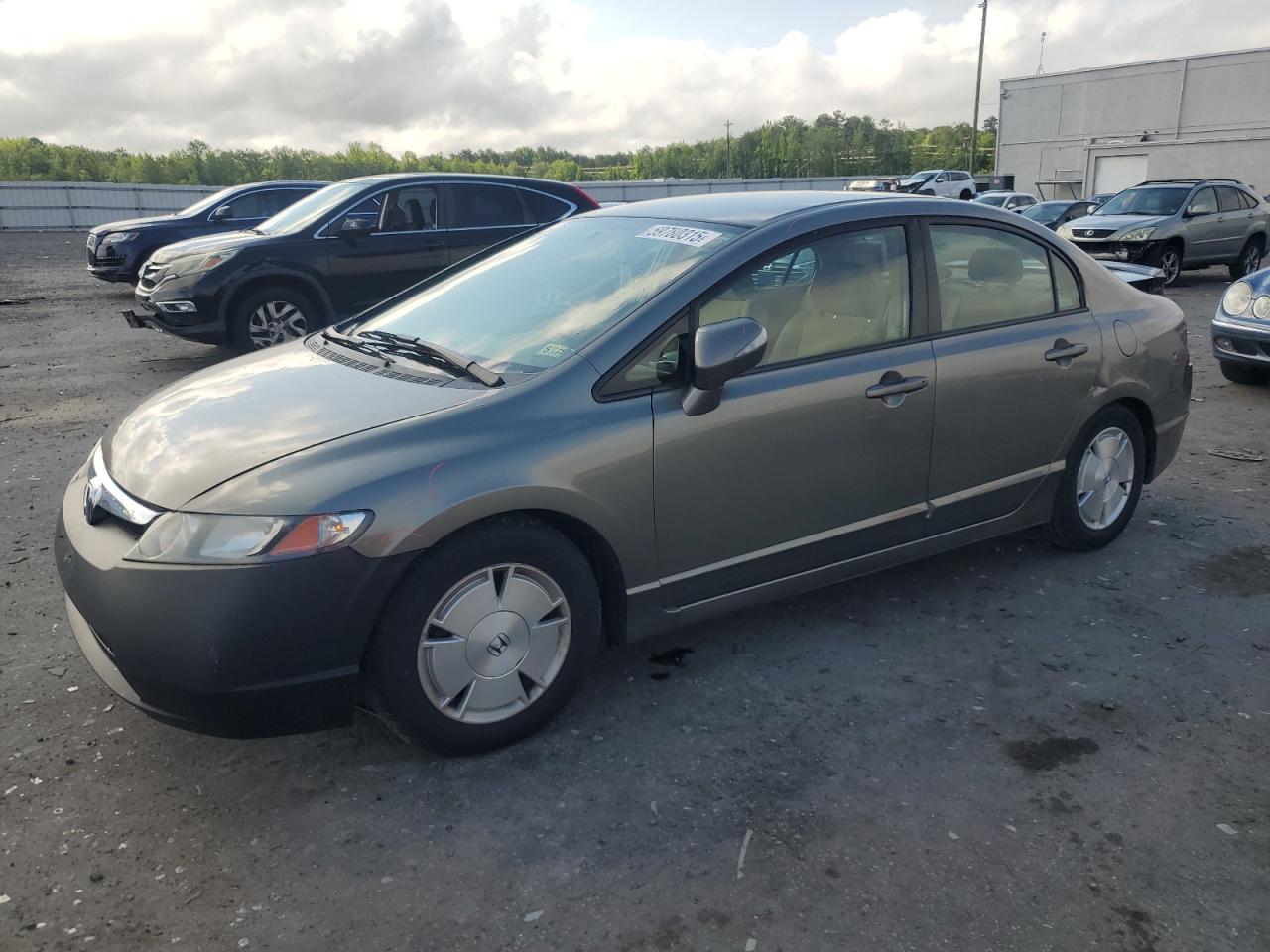 2006 Honda Civic Hybrid zu verkaufen in Fredericksburg, VA - Rear End