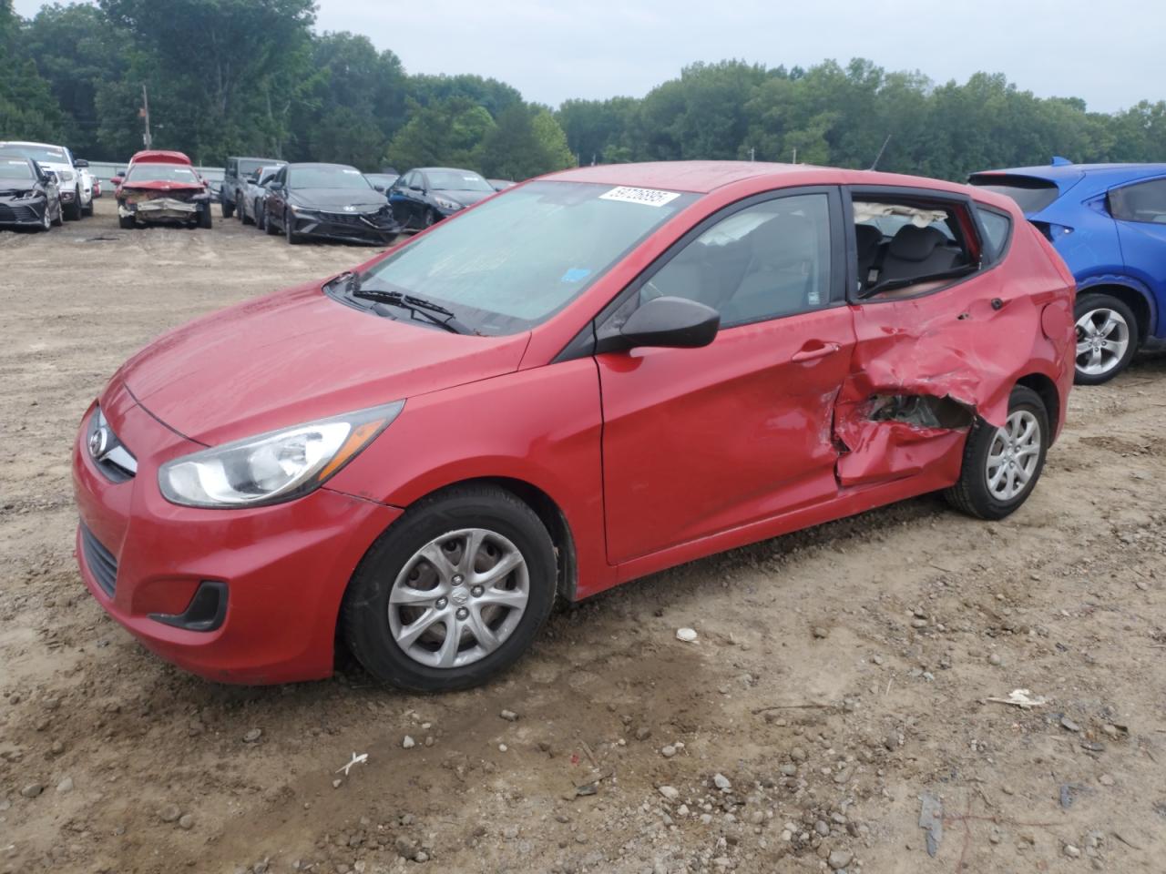 2013 Hyundai Accent Gls na sprzedaż w Conway, AR - Side
