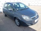 2013 VAUXHALL ZAFIRA EXC for sale at Copart SANDY