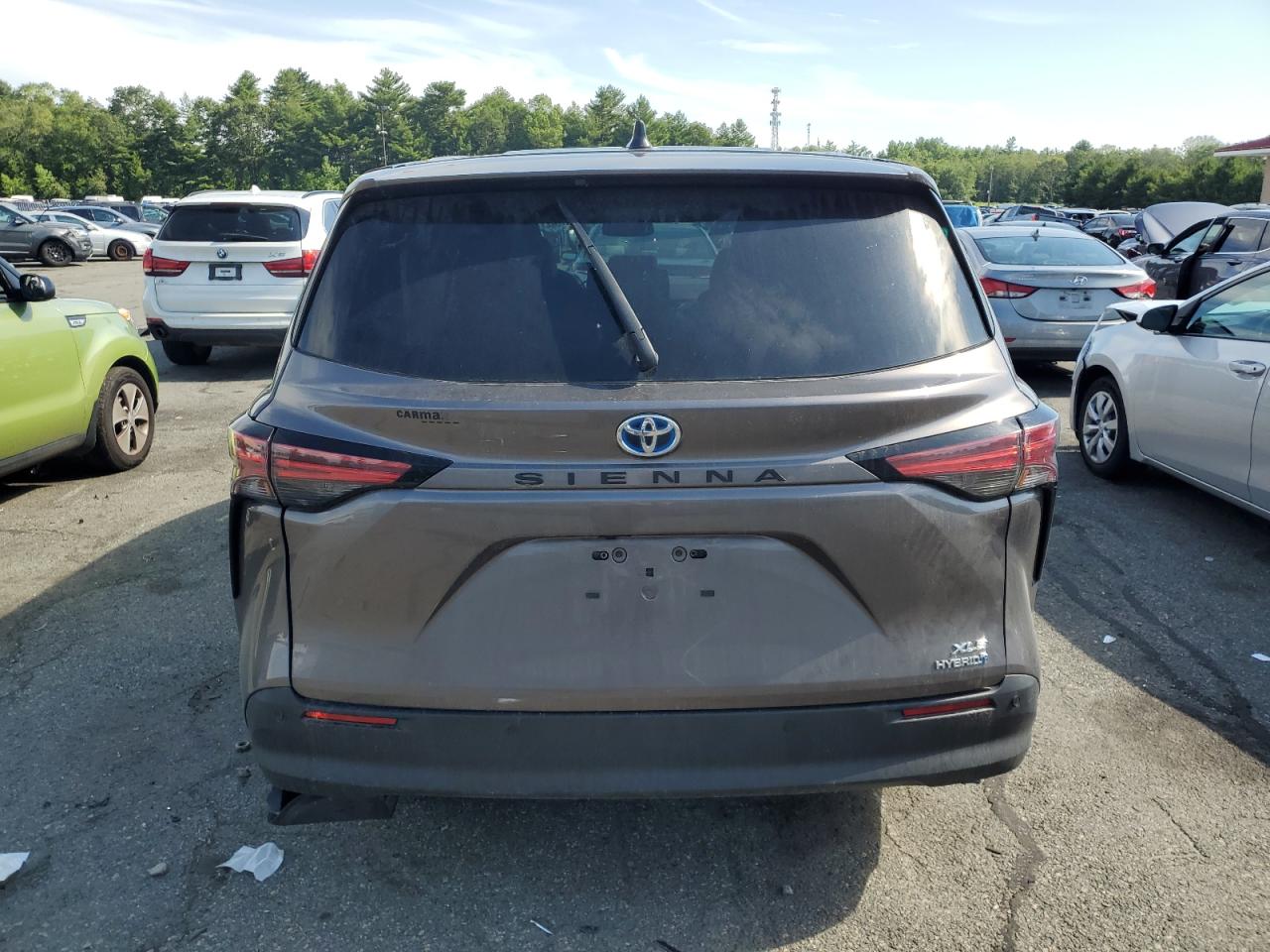 2022 Toyota Sienna Xle VIN: 5TDYRKEC0NS124927 Lot: 62726065