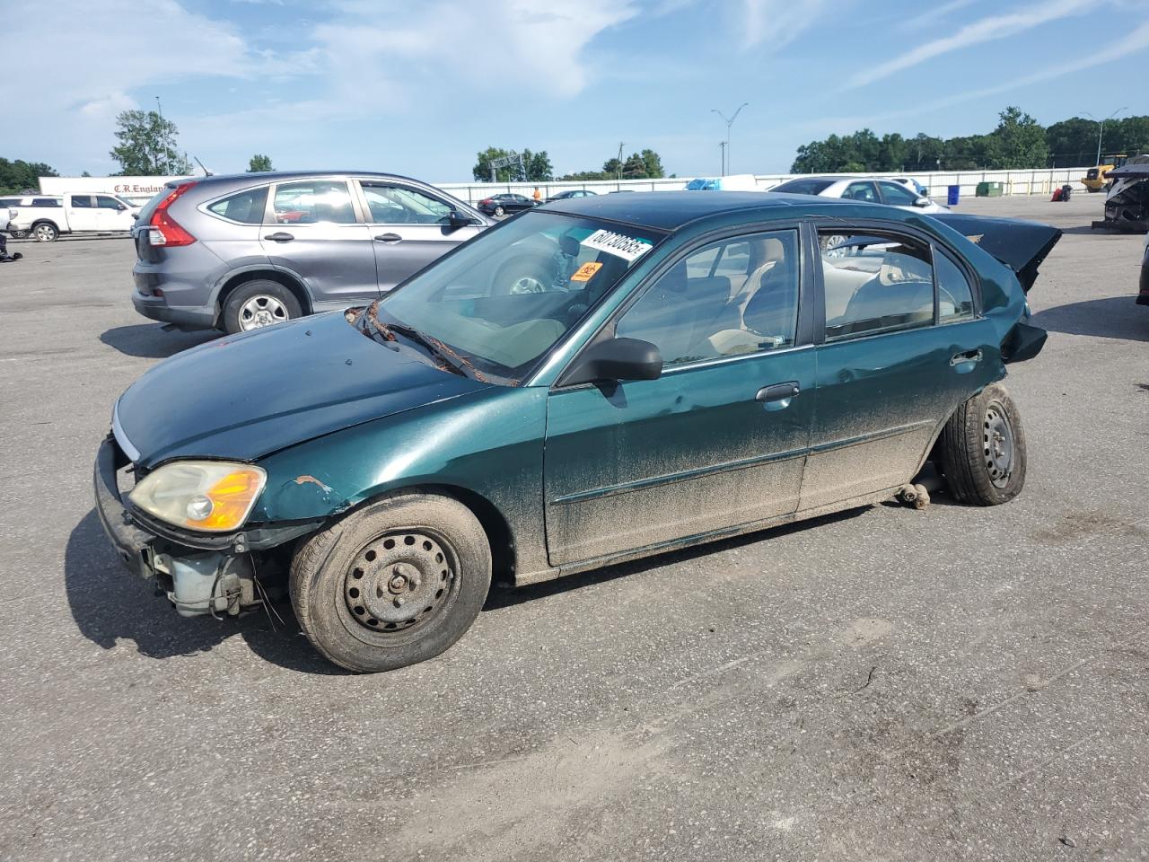 2001 Honda Civic Lx en Venta en Dunn, NC - Rear End