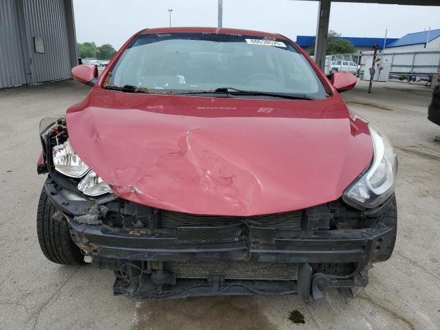  HYUNDAI ELANTRA 2014 Czerwony