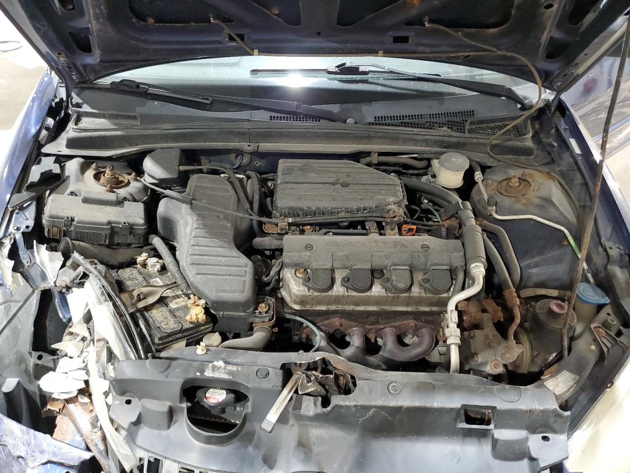 2004 Honda Civic Lx VIN: 2HGES16504H602585 Lot: 62159435