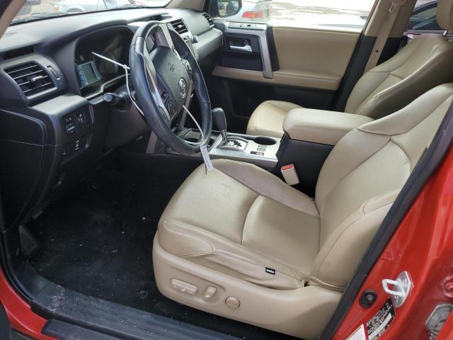 Parquets TOYOTA 4RUNNER 2016 Czerwony