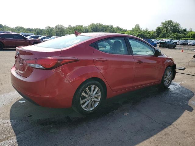  HYUNDAI ELANTRA 2014 Czerwony