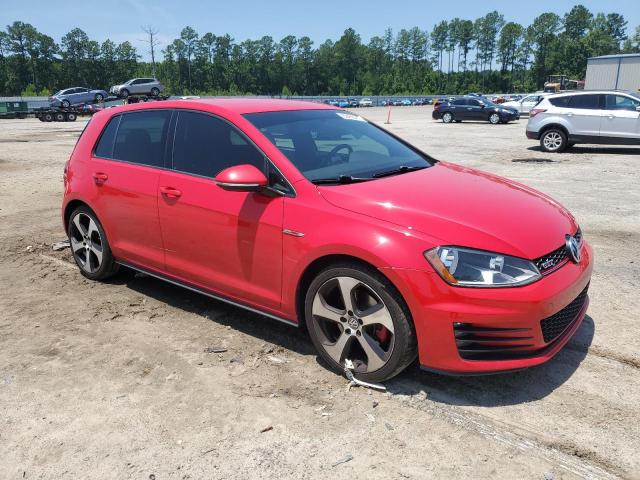 Hatchbacks VOLKSWAGEN GTI 2015 Czerwony