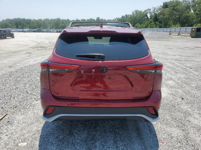  TOYOTA HIGHLANDER 2023 Czerwony