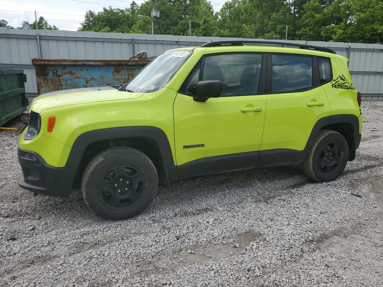 2017 Jeep Renegade Sport продається в Hurricane, WV - Rear End