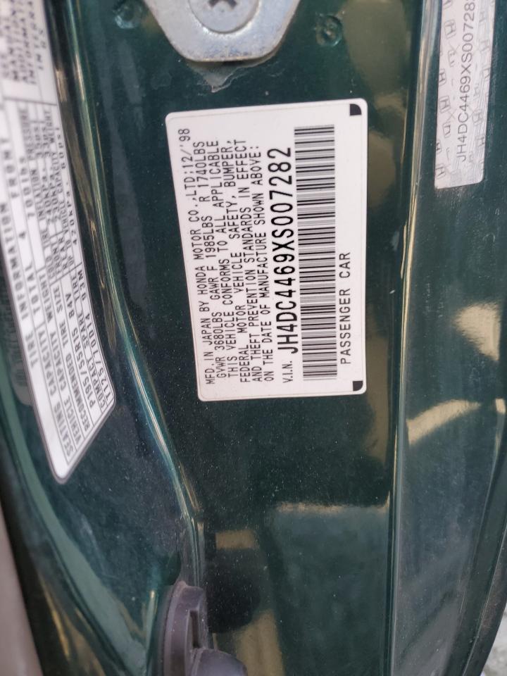 1999 Acura Integra Gs VIN: JH4DC4469XS007282 Lot: 62067685