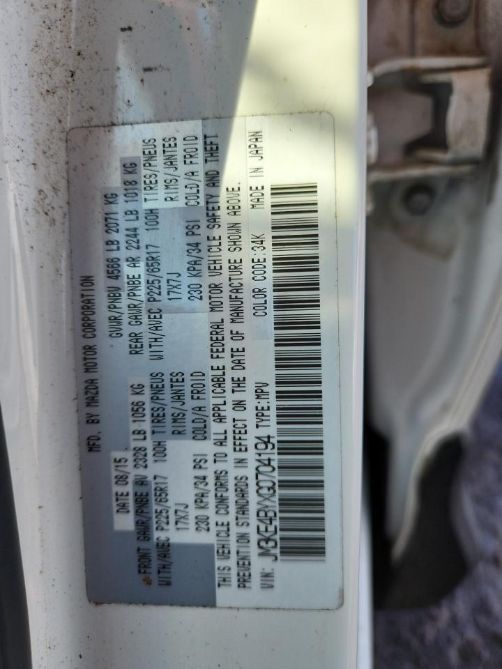 2016 Mazda Cx-5 Sport VIN: JM3KE4BYXG0704194 Lot: 62095735