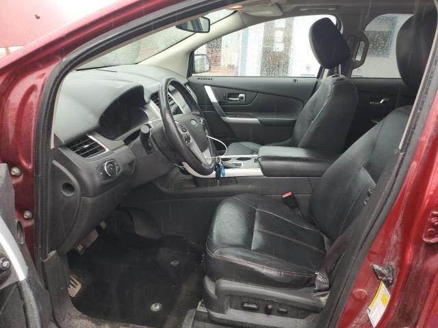  FORD EDGE 2014 Red