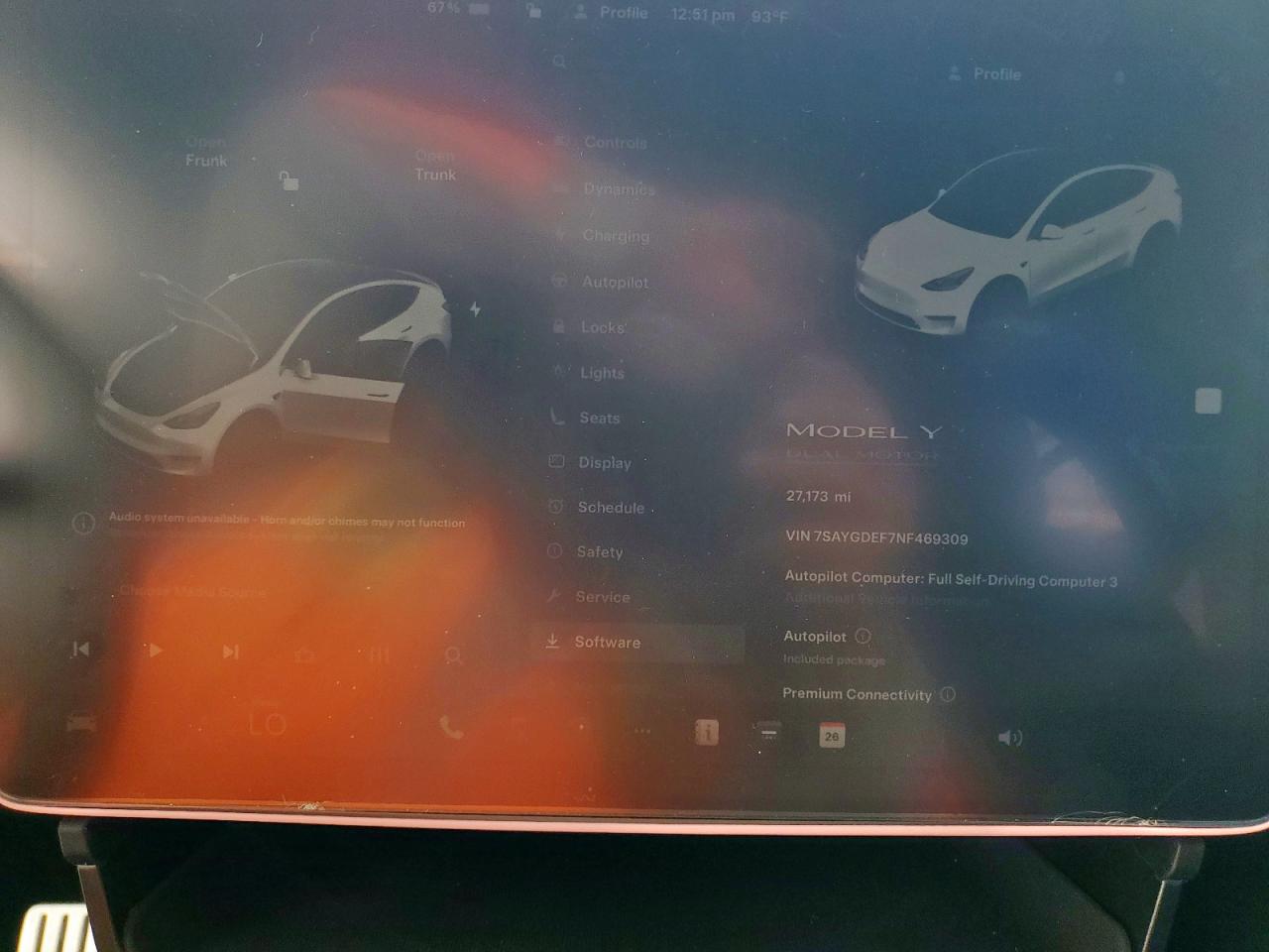 2022 Tesla Model Y VIN: 7SAYGDEF7NF469309 Lot: 62742335