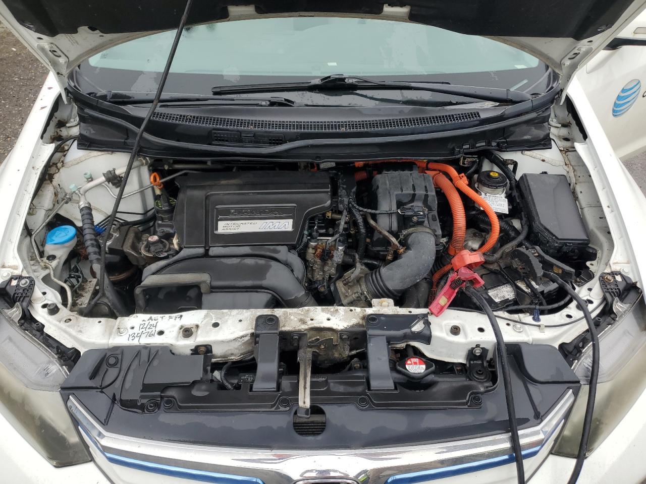 2012 Honda Civic Hybrid VIN: JHMFB4F22CS007897 Lot: 59546055