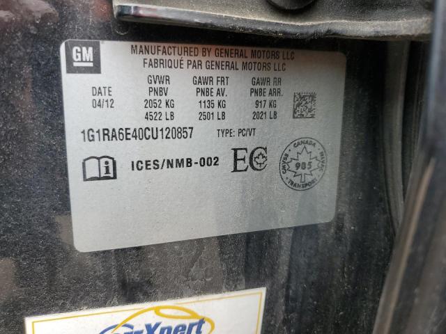 2012 CHEVROLET VOLT   