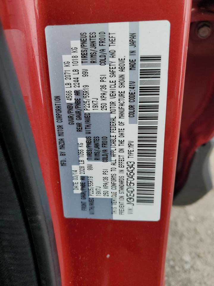 2015 Mazda Cx-5 Gt VIN: JM3KE4DY5F0454343 Lot: 61828355