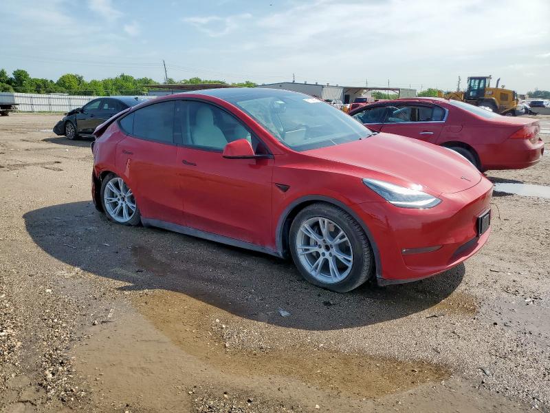  TESLA MODEL Y 2021 Czerwony