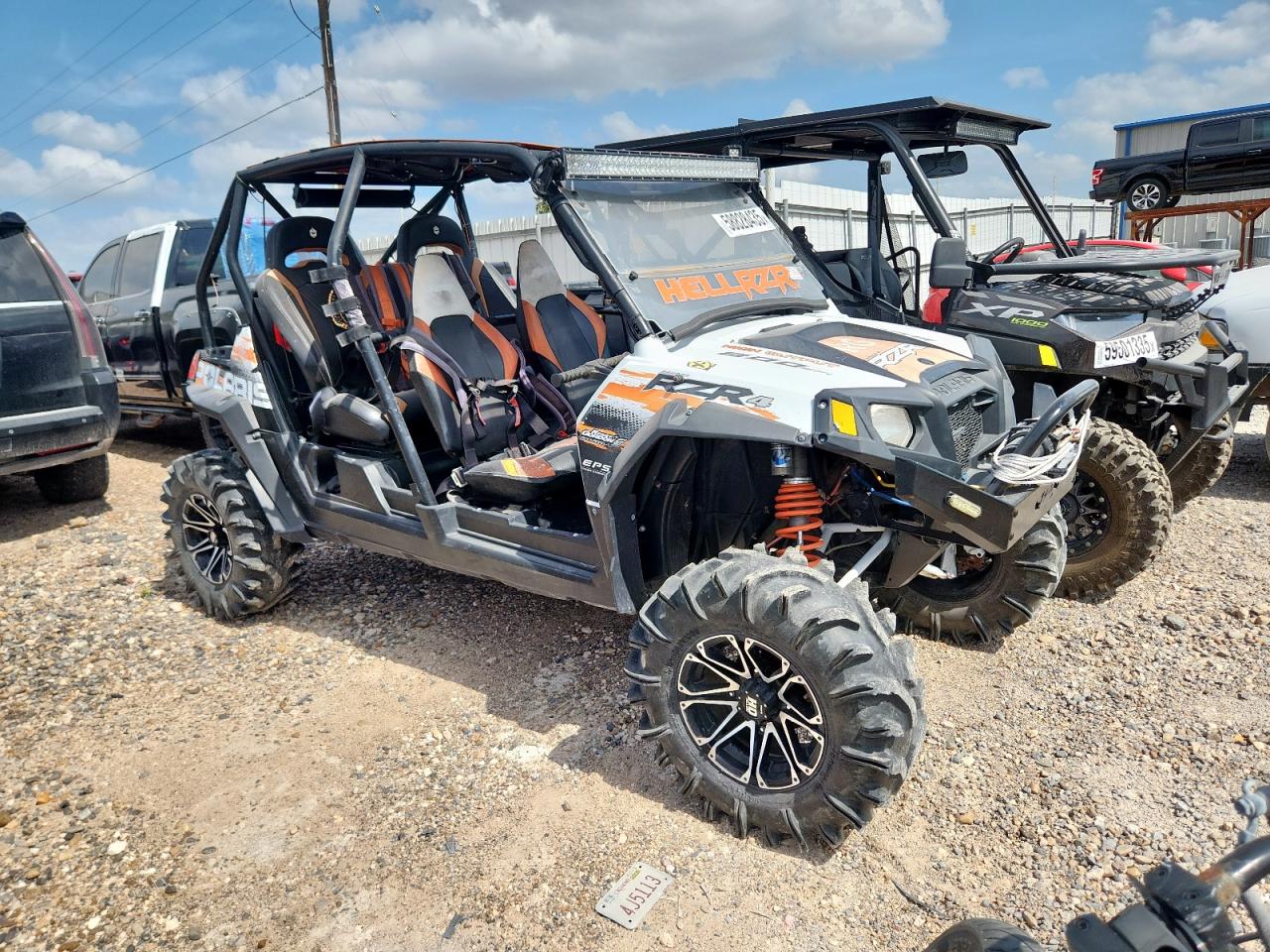 2012 Polaris Ranger Rzr 4 800 Eps за продажба в Mercedes, TX - Minor Dent/Scratches