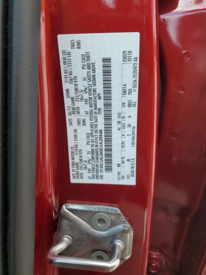 2014 Ford Escape Titanium VIN: 1FMCU9J90EUA29948 Lot: 61843965
