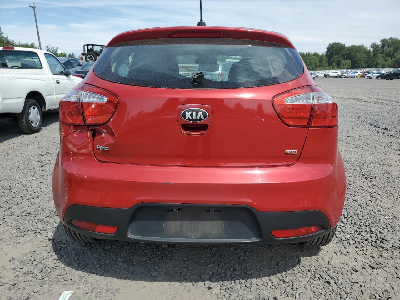 2013 Kia Rio Lx VIN: KNADM5A32D6224270 Lot: 61652015