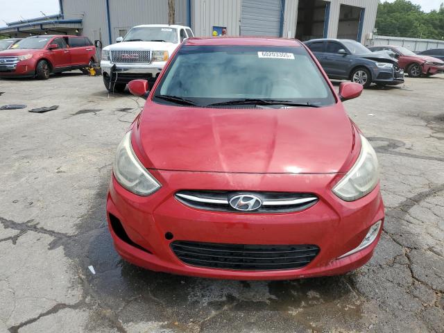  HYUNDAI ACCENT 2017 Czerwony