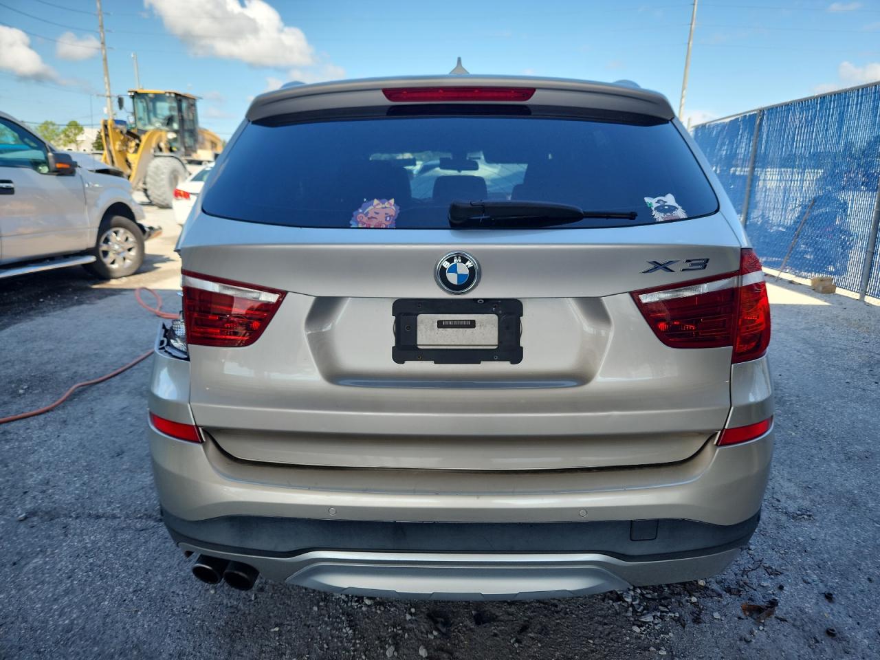2015 BMW X3 xDrive28I VIN: 5UXWX9C50F0D56105 Lot: 62354615