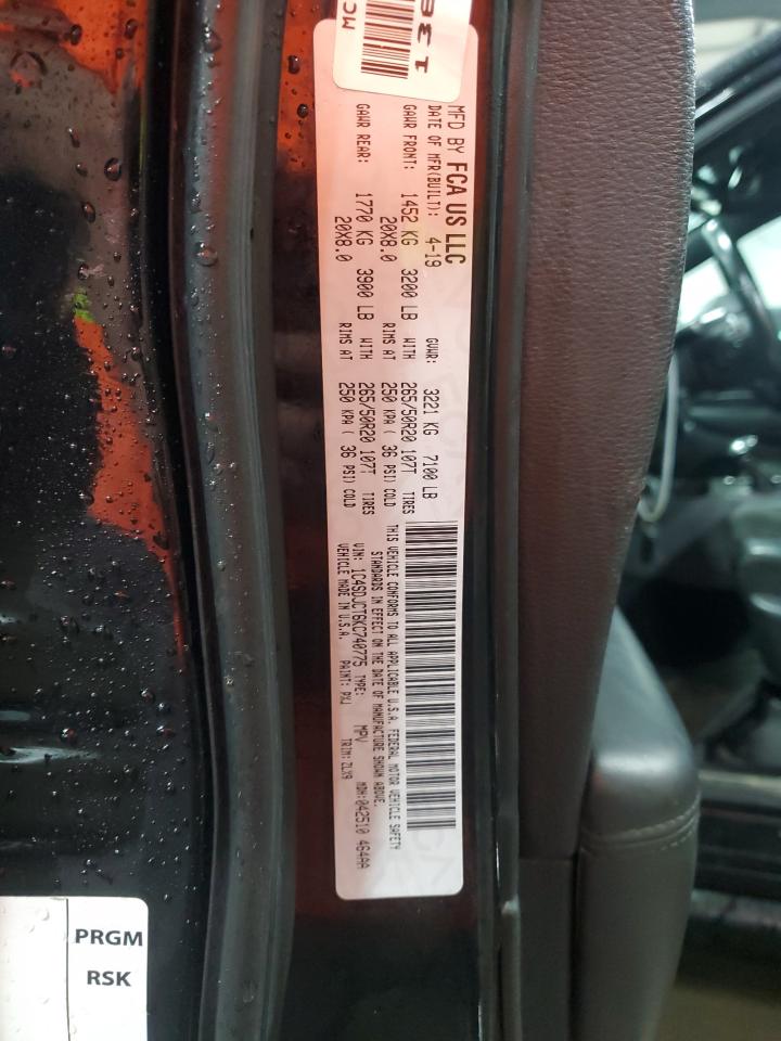 2019 Dodge Durango R/T VIN: 1C4SDJCT6KC740775 Lot: 62136885