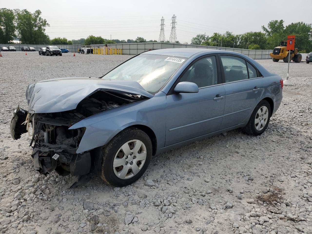 2009 Hyundai Sonata Gls de vânzare în Barberton, OH - Front End