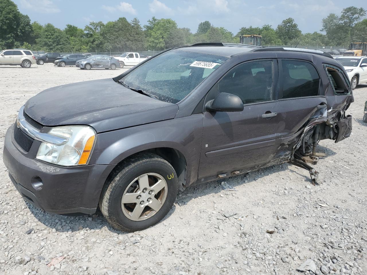 2008 Chevrolet Equinox Ls de vânzare în Madisonville, TN - Undercarriage