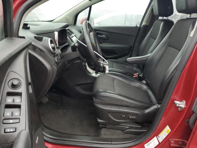  CHEVROLET TRAX 2015 Czerwony