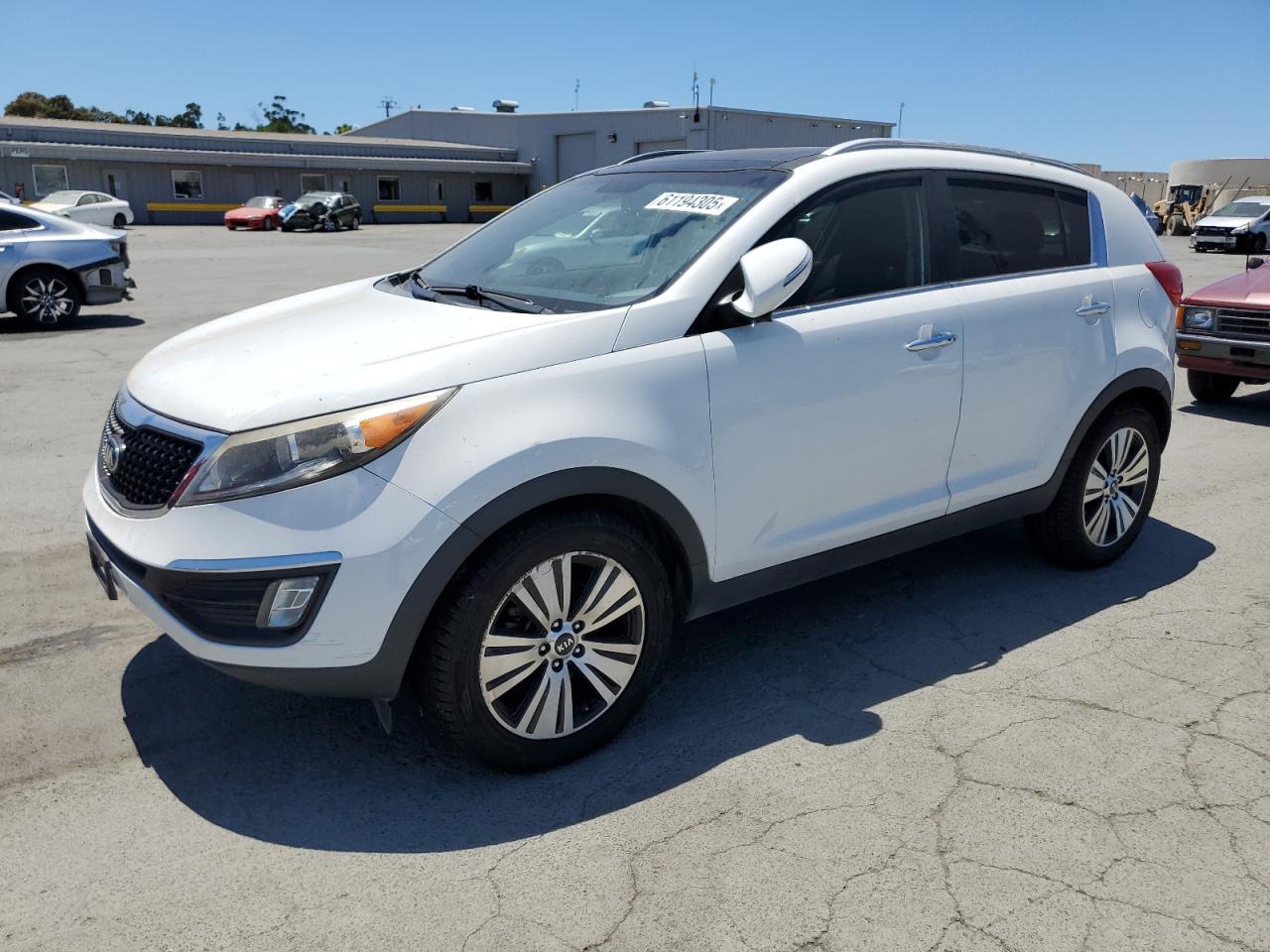2016 Kia Sportage Ex продається в Martinez, CA - Mechanical