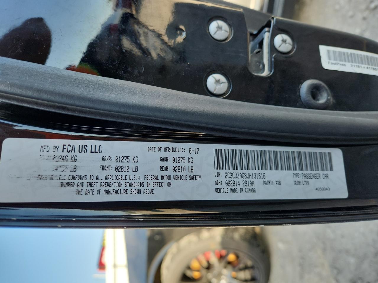 2018 Dodge Challenger Sxt VIN: 2C3CDZAG8JH131616 Lot: 61489935