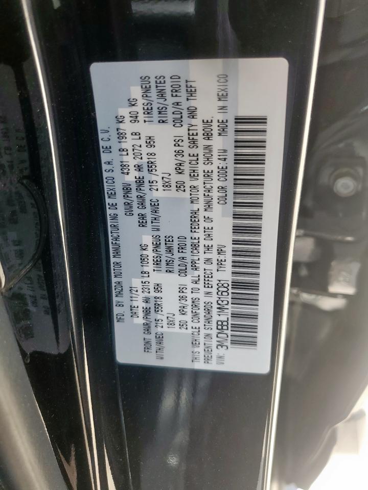2021 Mazda Cx-30 Select VIN: 3MVDMBBL1MM316081 Lot: 59577265
