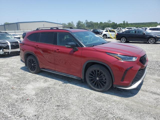  TOYOTA HIGHLANDER 2023 Czerwony