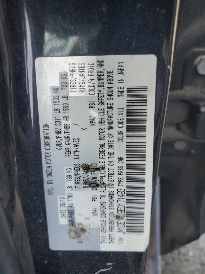 2014 Mazda Mazda2 Sport VIN: JM1DE1KY9E0171493 Lot: 62509685