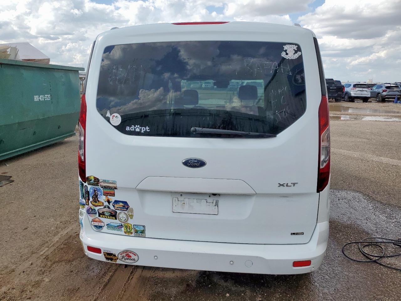 2019 Ford Transit Connect Xlt VIN: NM0GE9F27K1421978 Lot: 62069955