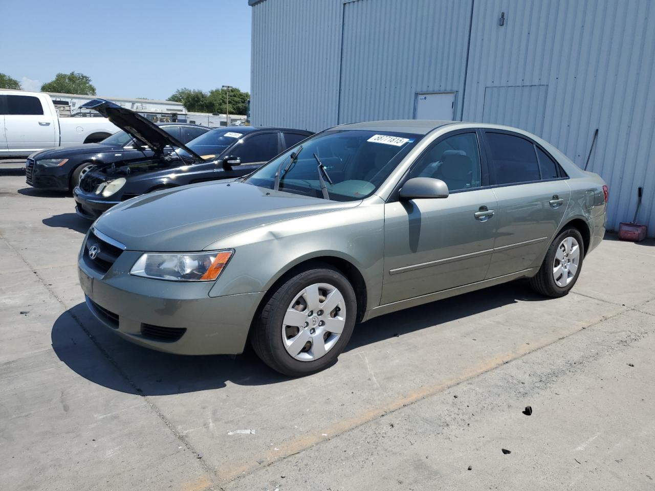 2008 Hyundai Sonata Gls na sprzedaż w Sacramento, CA - Rear End
