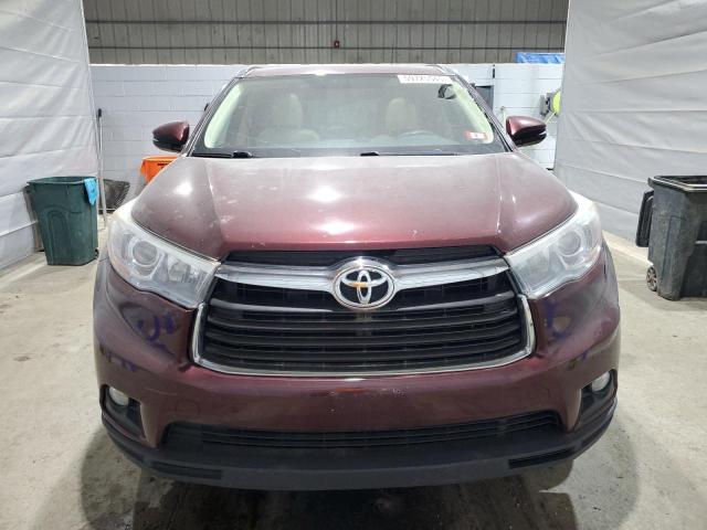 Паркетники TOYOTA HIGHLANDER 2016 Бордовый