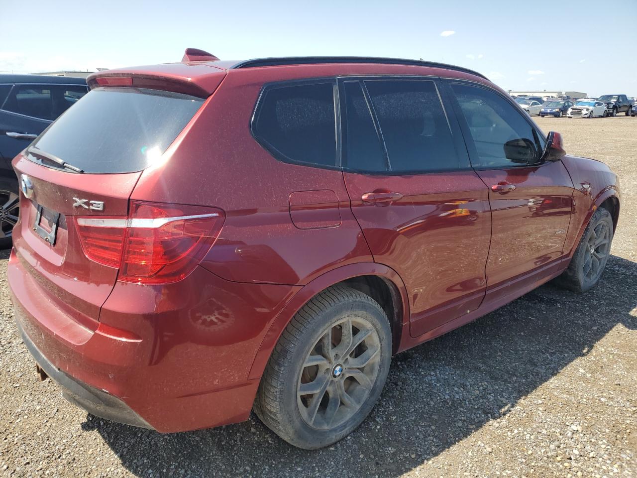 2013 BMW X3 xDrive35I red null gas 5UXWX7C51DL977396 photo #4