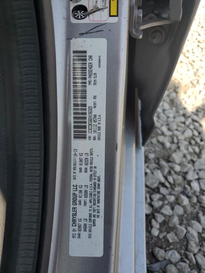 2014 Chrysler 200 Limited VIN: 1C3CCBCG6EN156325 Lot: 61707385