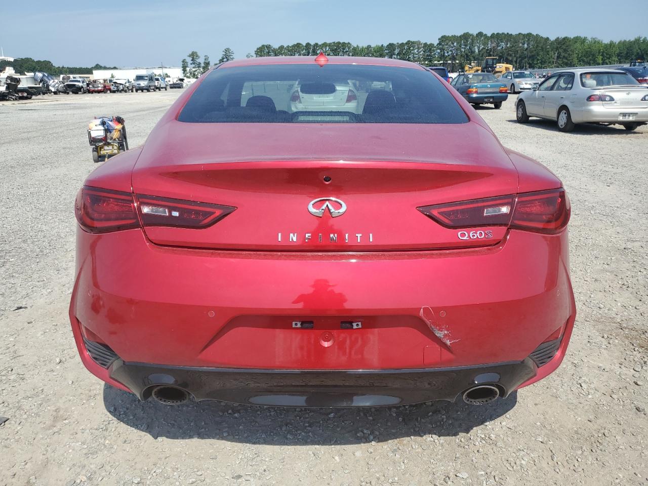 2017 Infiniti Q60 Red Sport 400 VIN: JN1FV7EK5HM610840 Lot: 61785405
