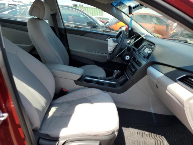  HYUNDAI SONATA 2016 Czerwony