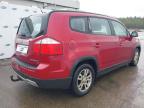 2012 CHEVROLET ORLANDO LT for sale at Copart WHITBURN