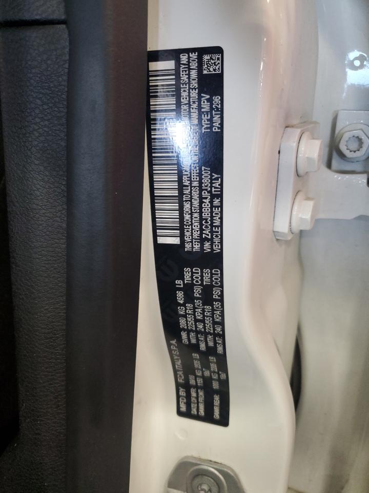 2018 Jeep Renegade Latitude VIN: ZACCJBBB4JPJ38007 Lot: 61367695