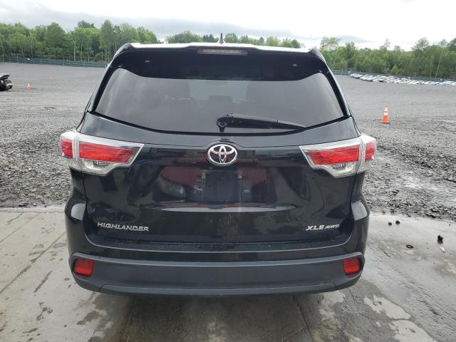  TOYOTA HIGHLANDER 2015 Czarny