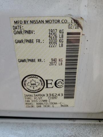 2016 NISSAN ALTIMA 2.5  