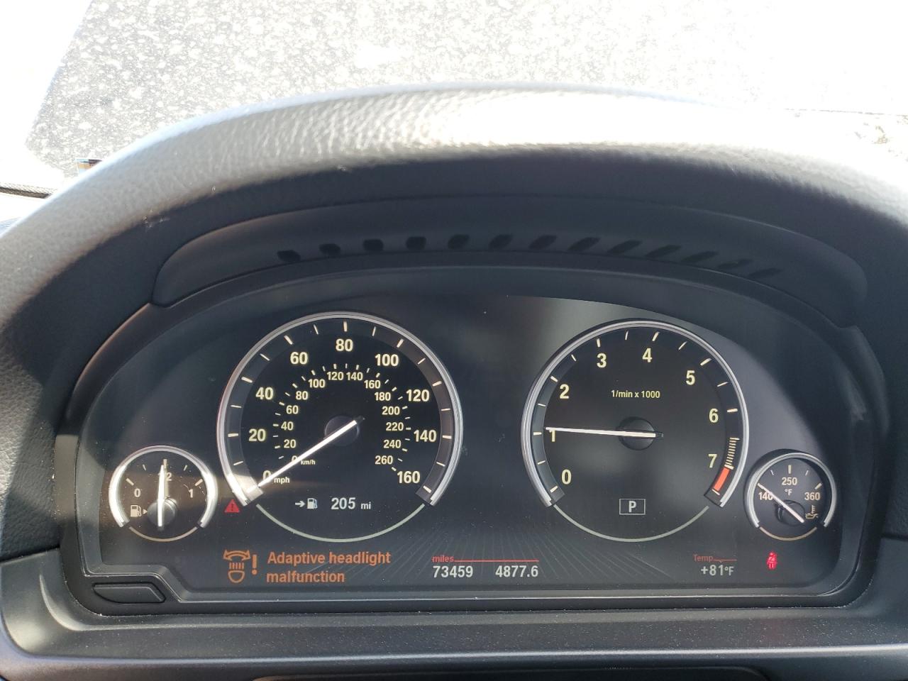 BMW 5 SERIES 2014 VIN WBA5A7C50ED614482 фото 9