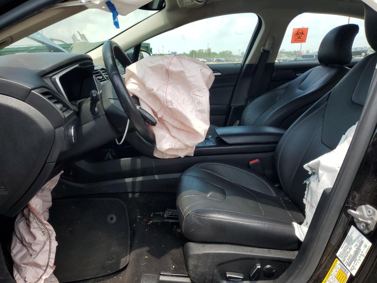 2019 Ford Fusion Titanium VIN: 3FA6P0SU1KR236140 Lot: 58621895